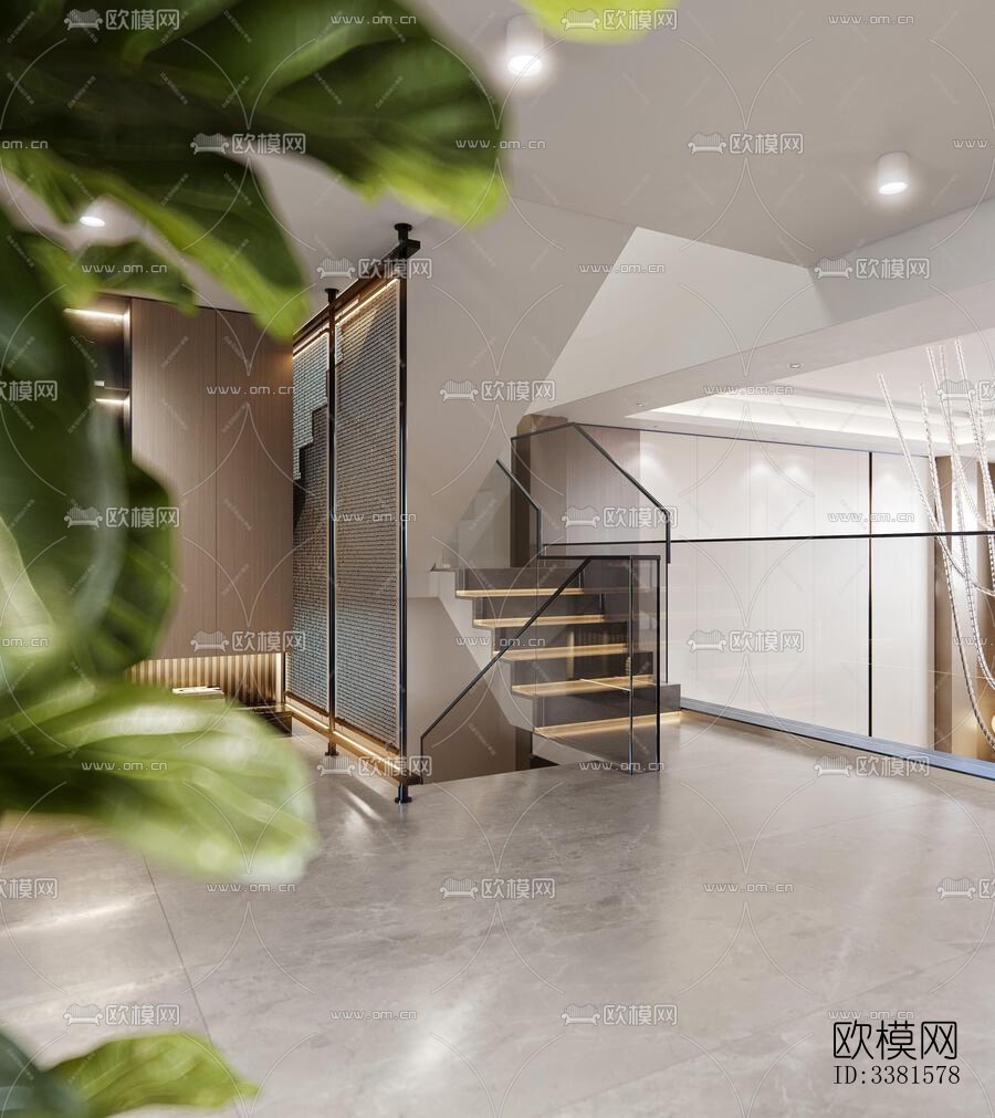 现代别墅效果图下载（渲染图1）