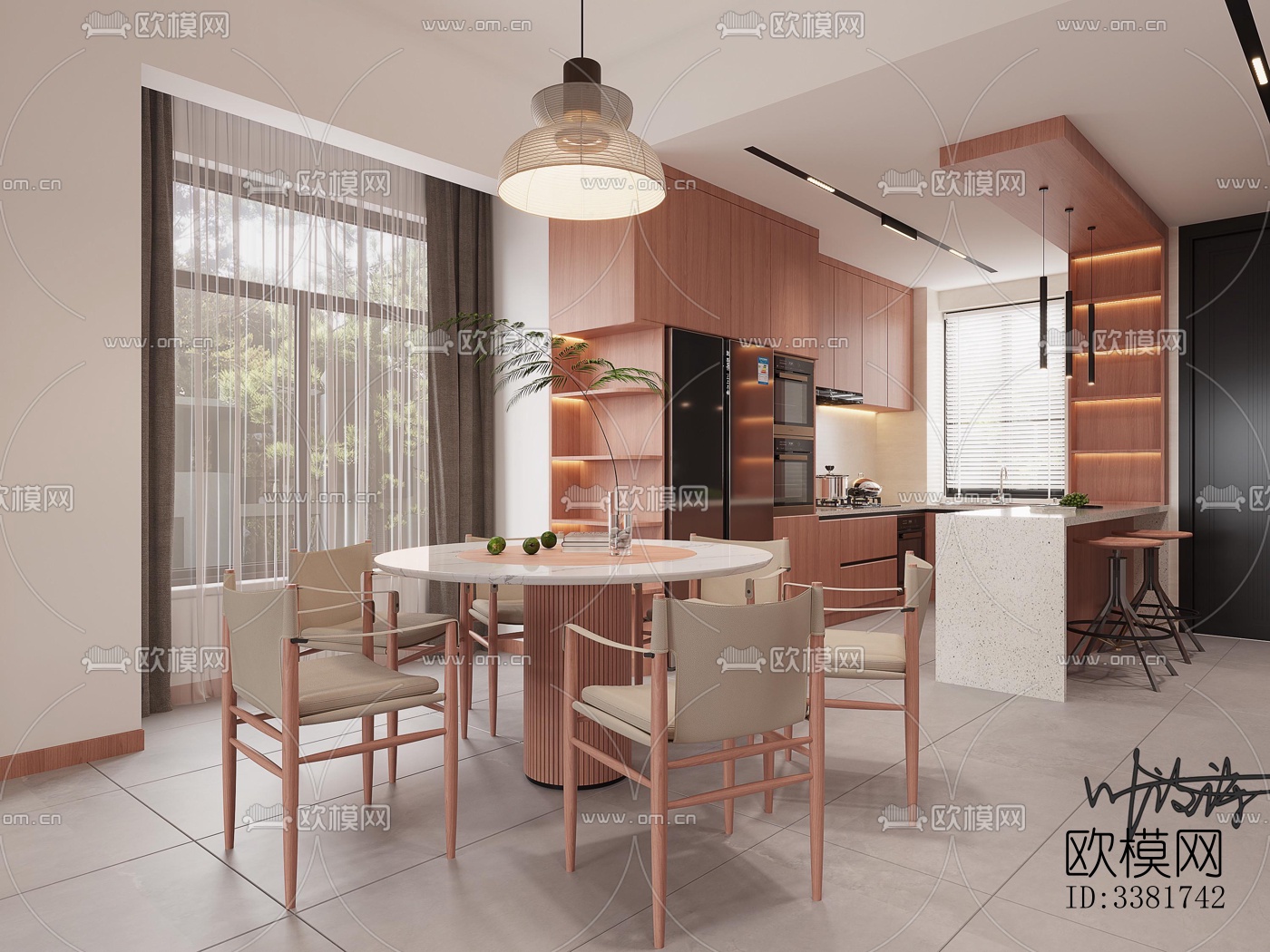 现代别墅效果图下载（渲染图8）