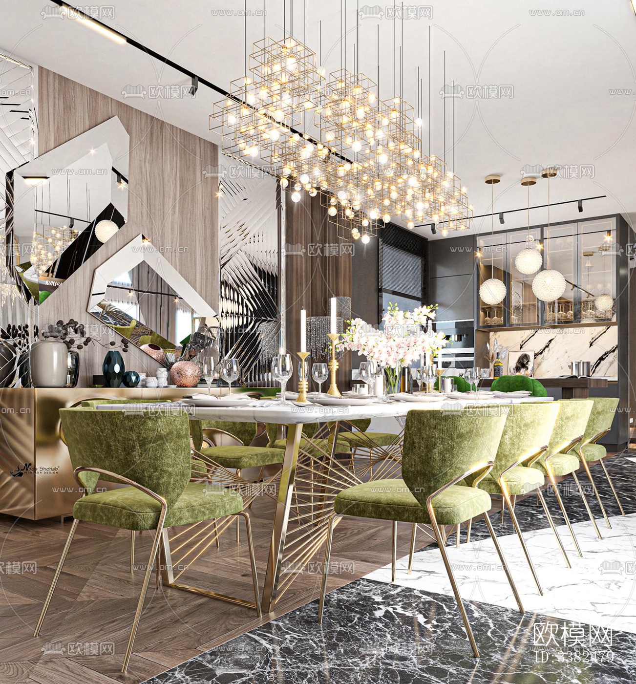 现代别墅效果图下载（渲染图3）