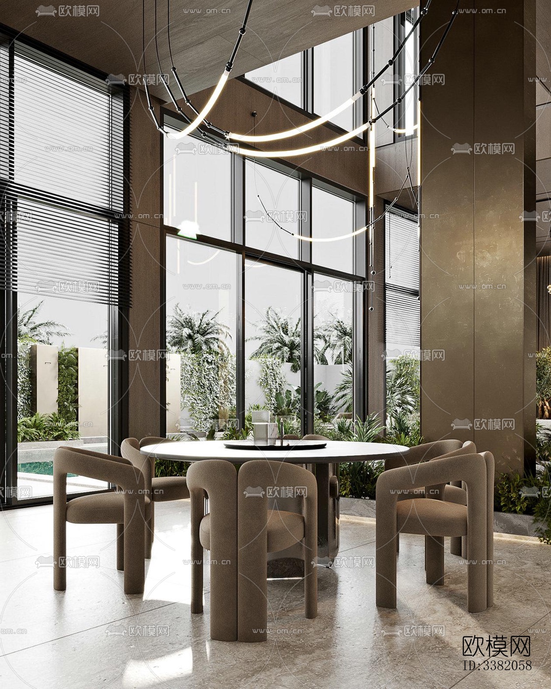 现代别墅效果图下载（渲染图3）