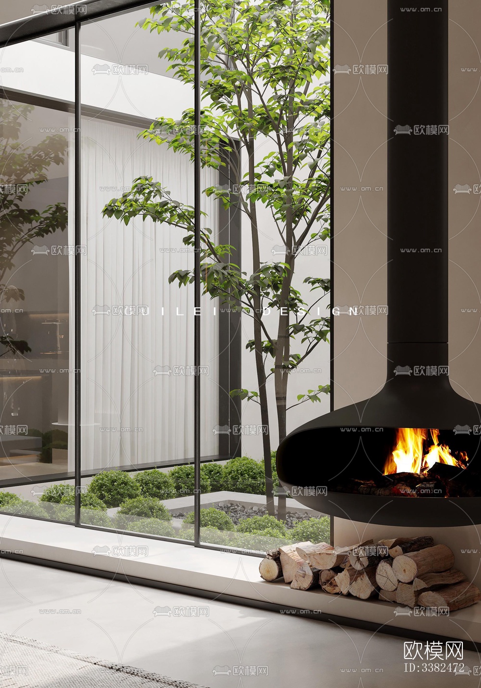 现代别墅效果图下载（渲染图6）