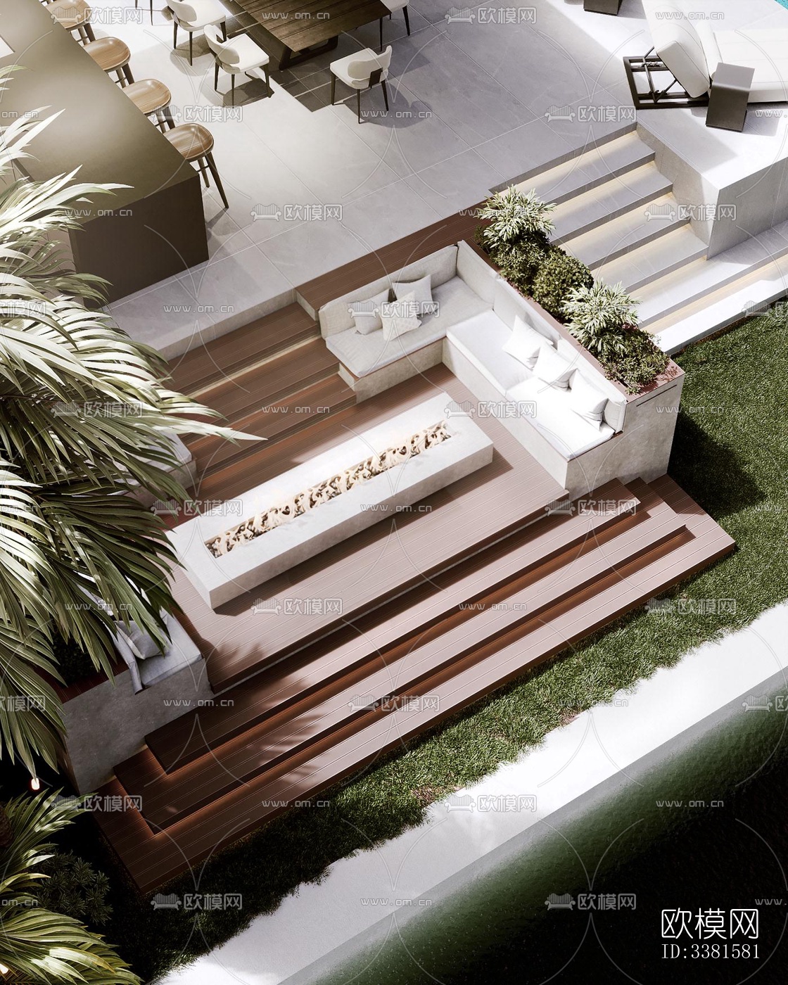 现代别墅效果图下载（渲染图4）