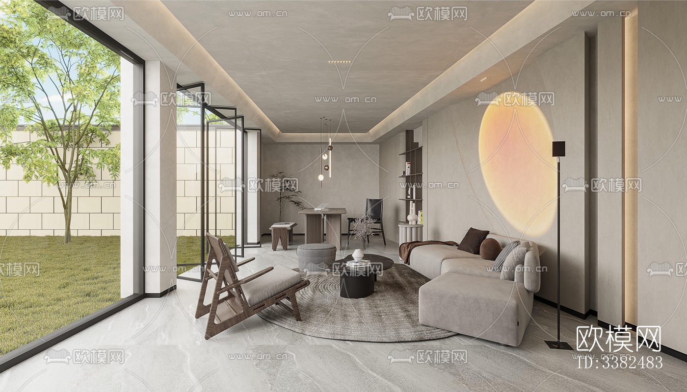 现代别墅效果图下载（渲染图8）