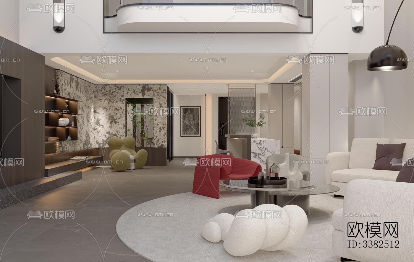 现代别墅效果图下载（渲染图13）