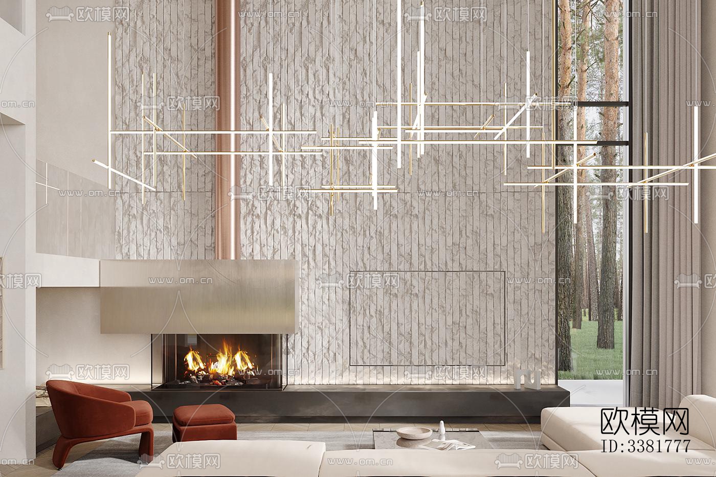 现代别墅效果图下载（渲染图12）