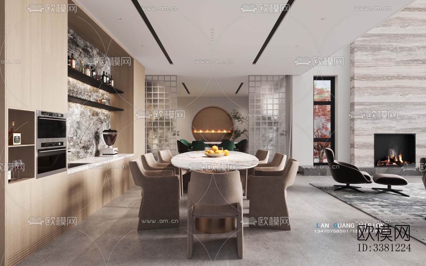 现代别墅效果图下载（渲染图9）