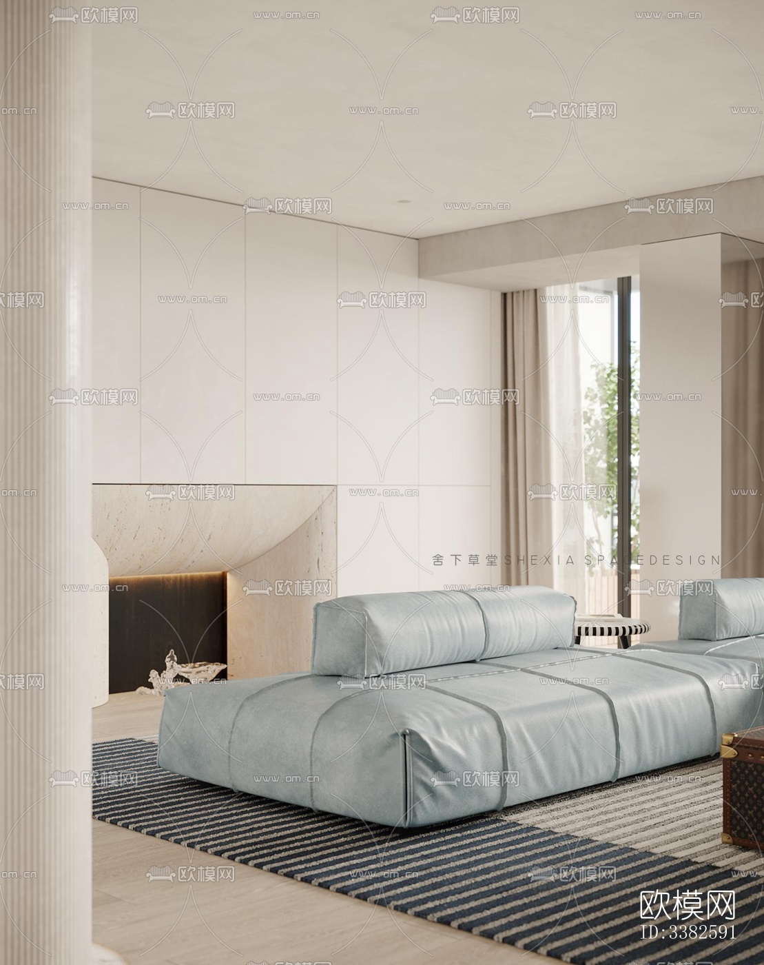 现代别墅效果图下载（渲染图2）