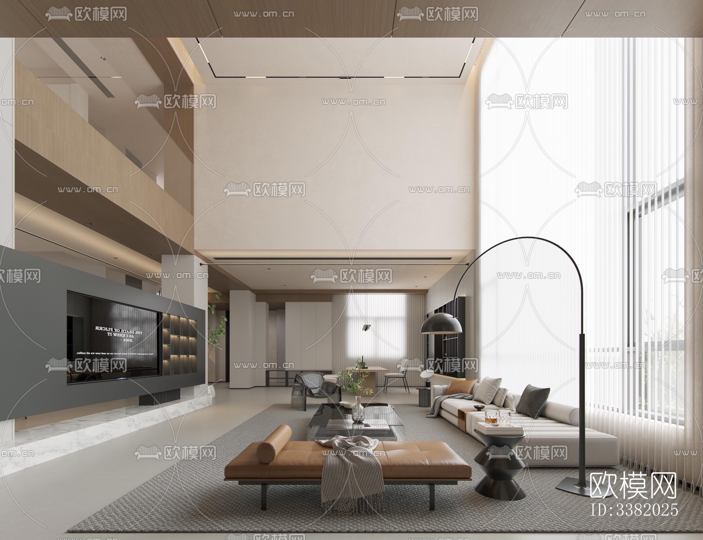 现代别墅效果图下载（渲染图1）