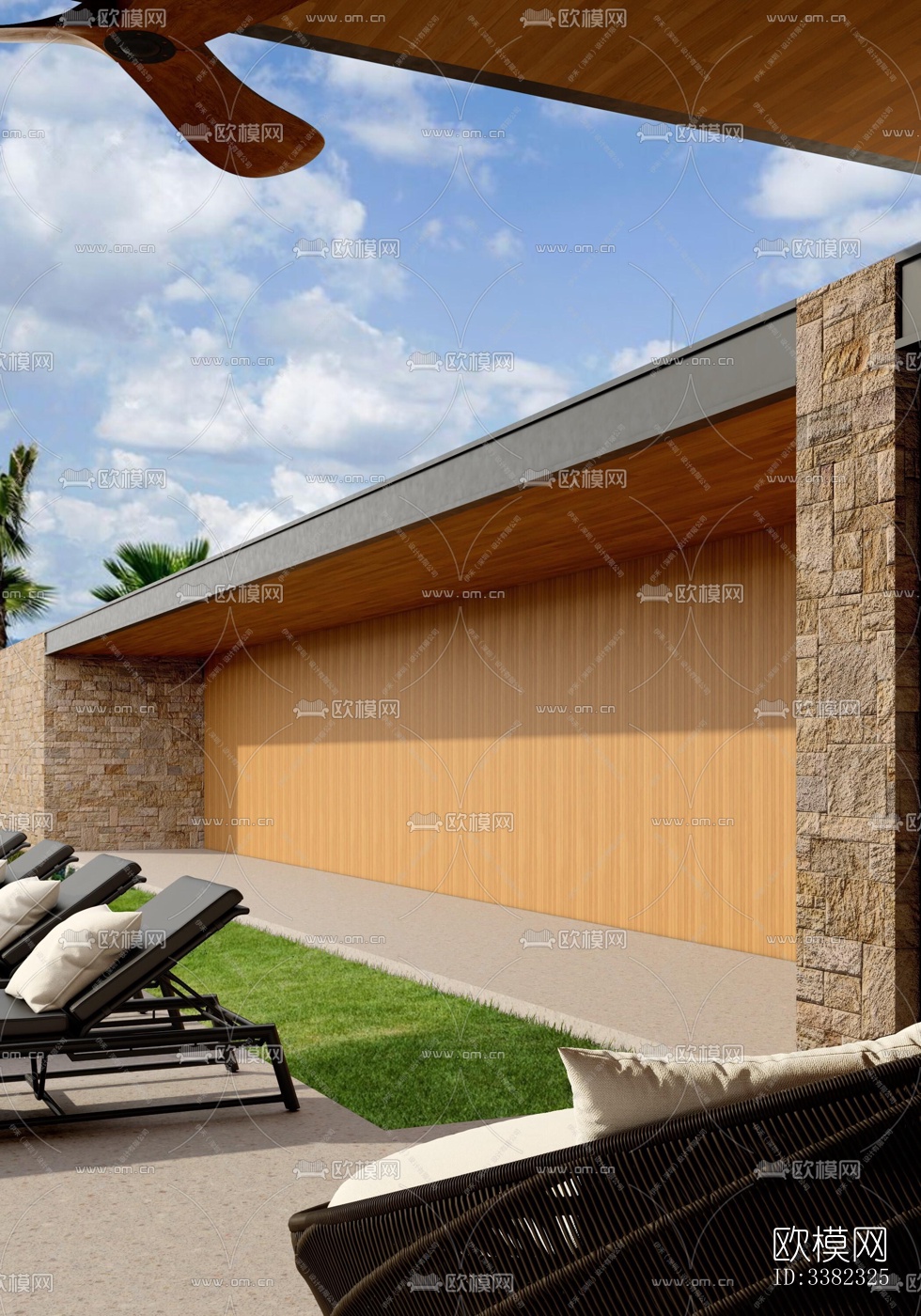 现代别墅效果图下载（渲染图11）