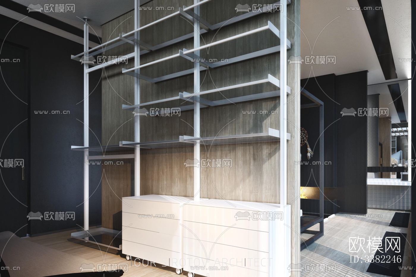 现代别墅效果图下载（渲染图11）