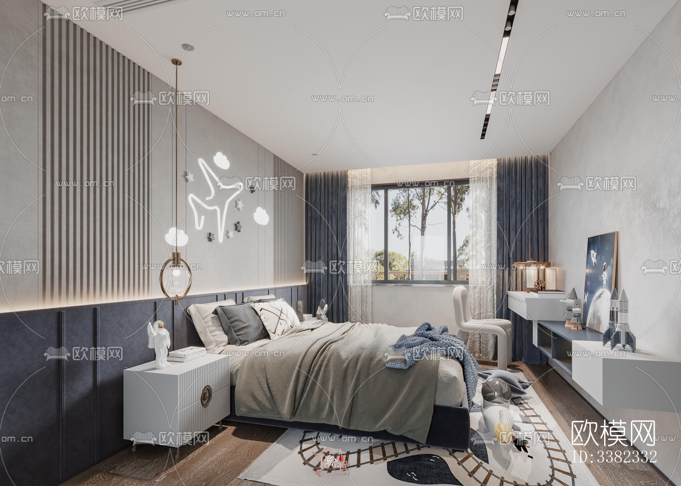 现代别墅效果图下载（渲染图7）