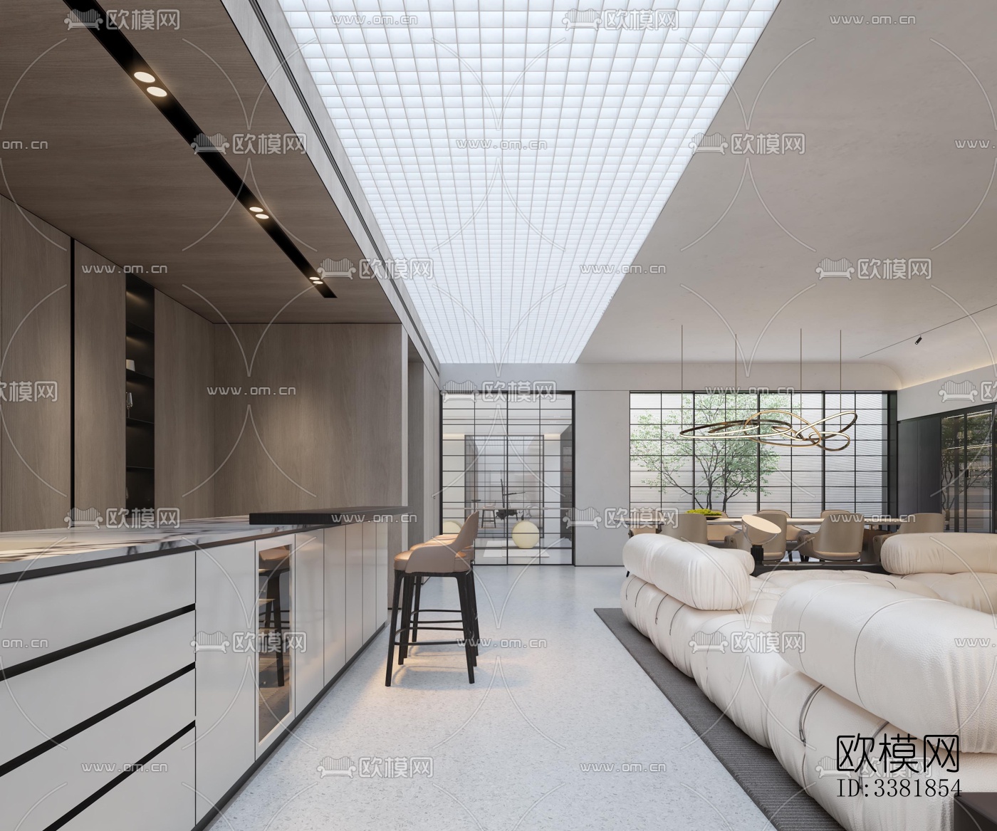 现代别墅效果图下载（渲染图8）