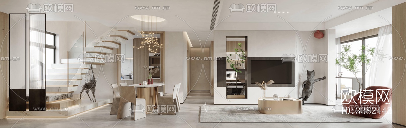 现代别墅效果图下载（渲染图11）