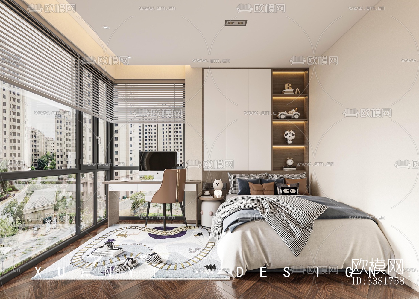 现代别墅效果图下载（渲染图4）