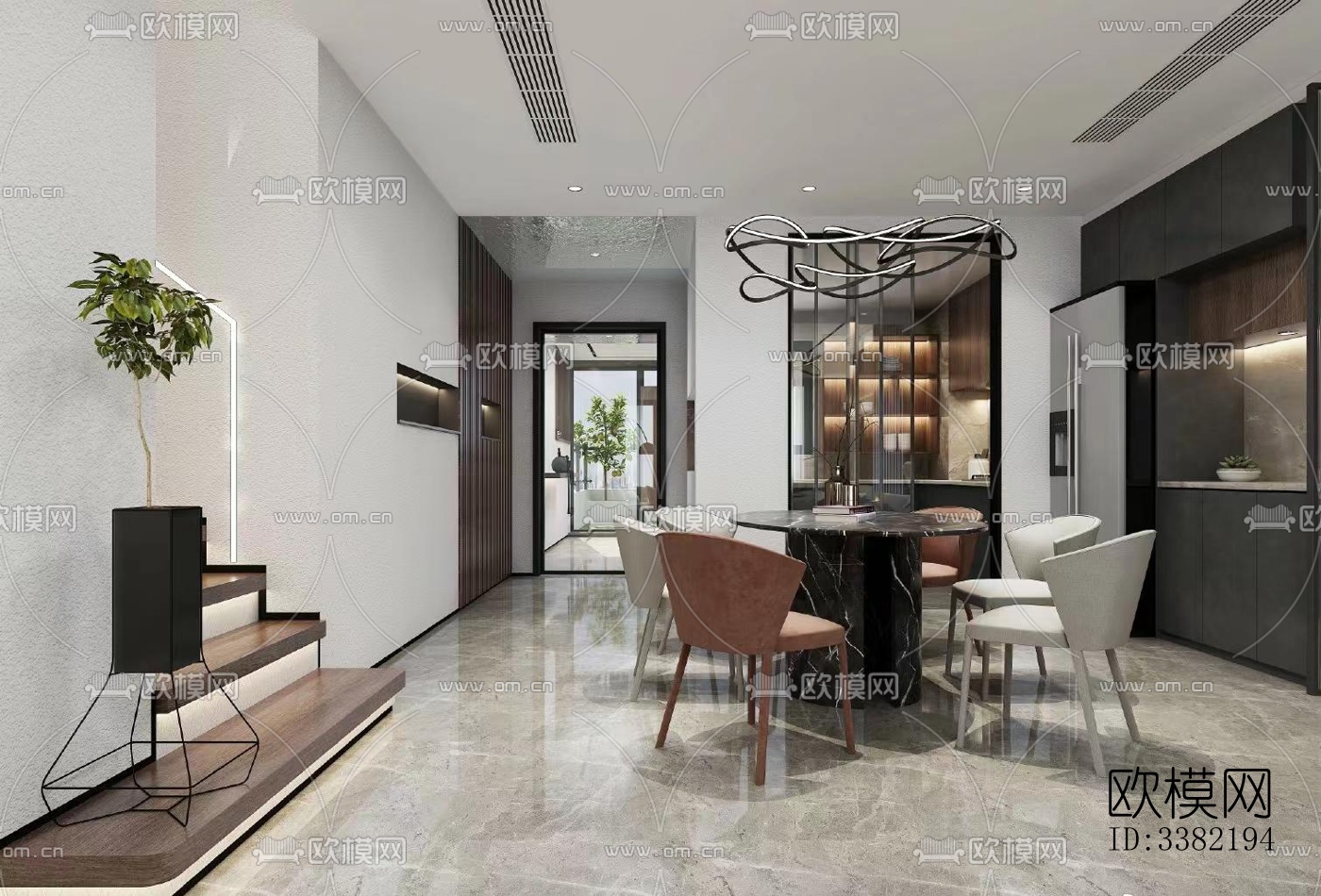 现代别墅效果图下载（渲染图2）