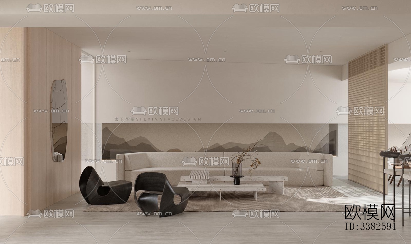 现代别墅效果图下载（渲染图19）