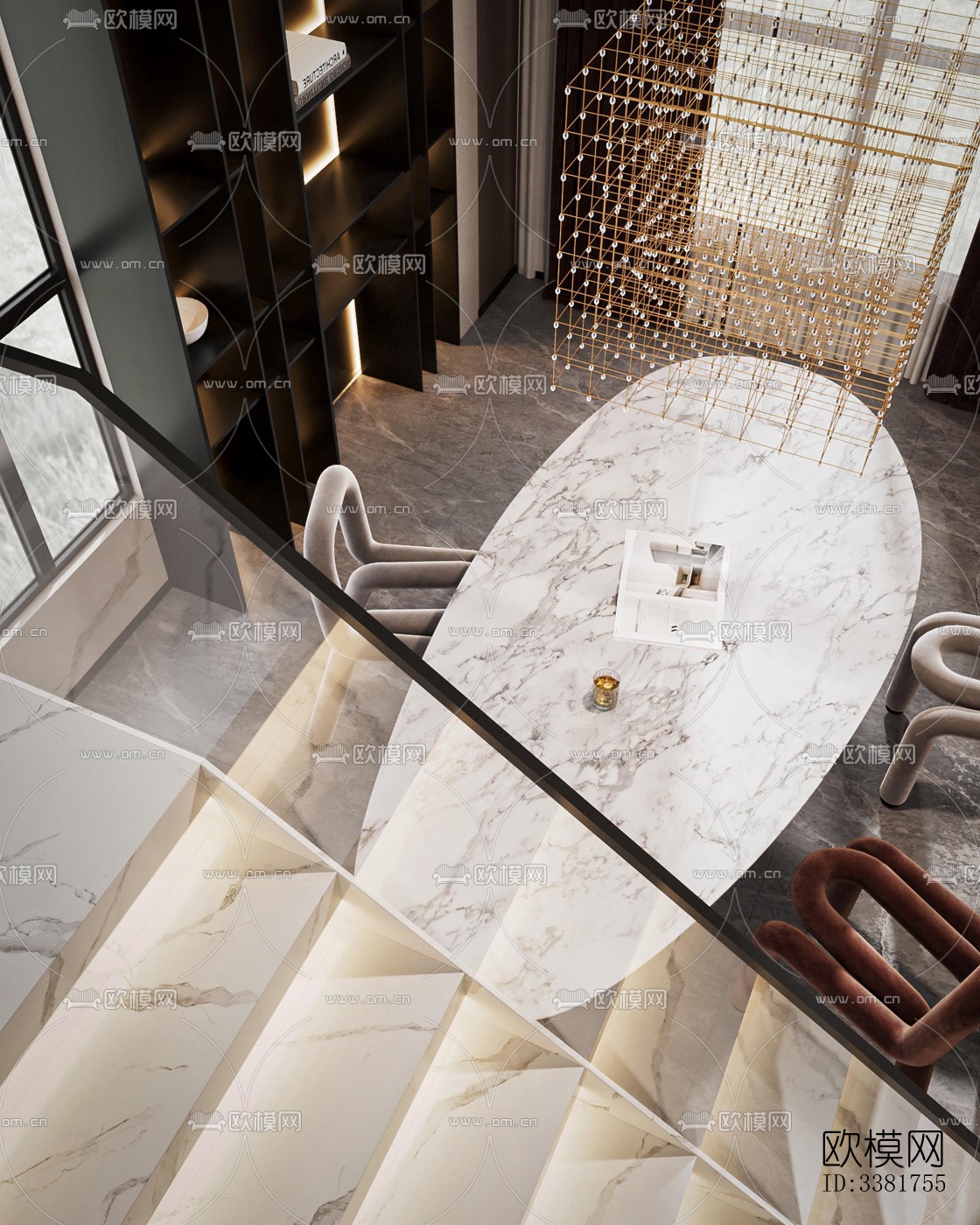 现代别墅效果图下载（渲染图4）