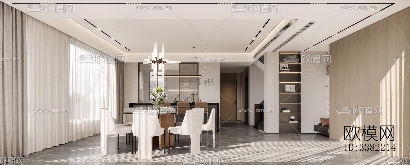 现代别墅效果图下载（渲染图7）