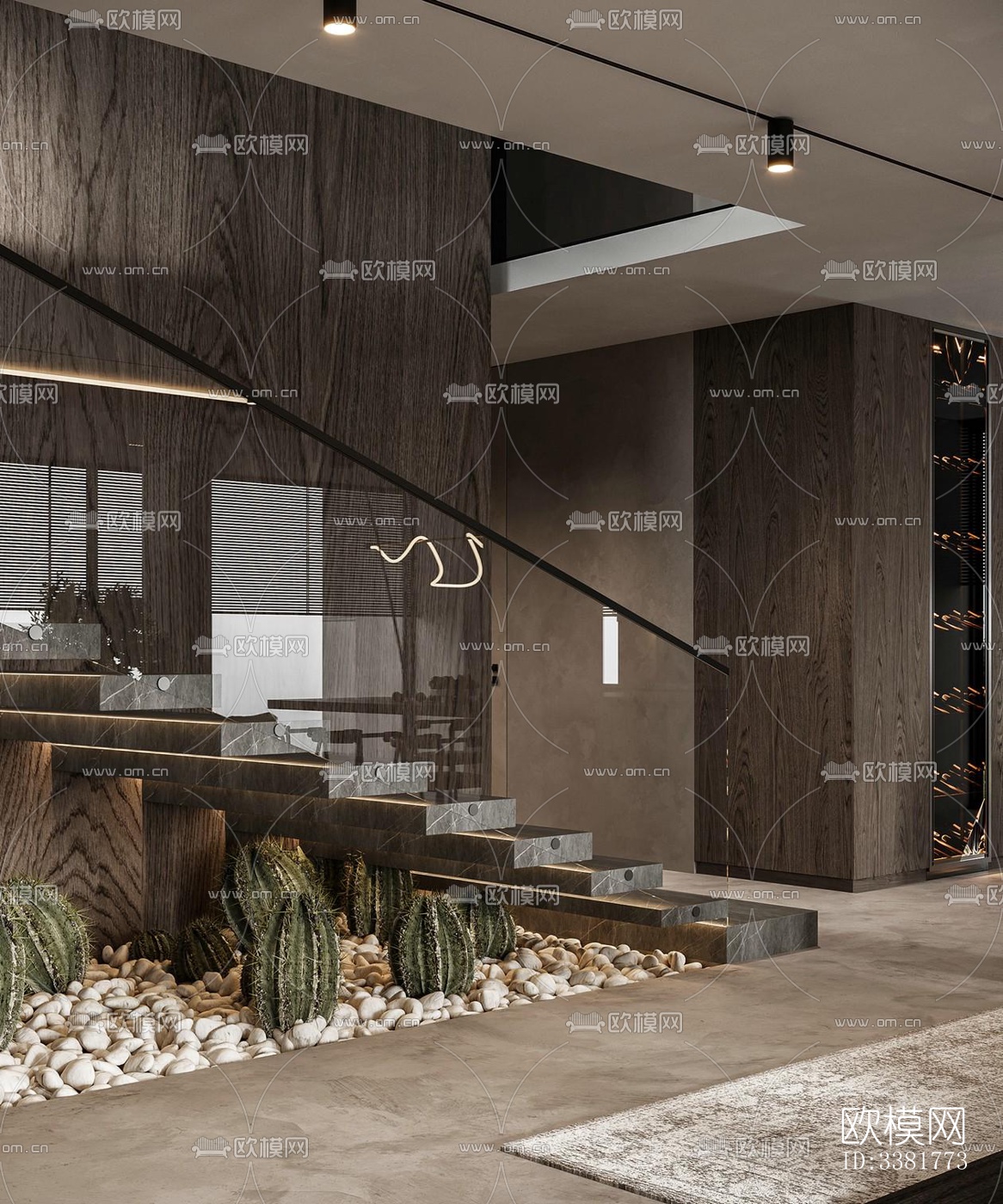 现代别墅效果图下载（渲染图18）