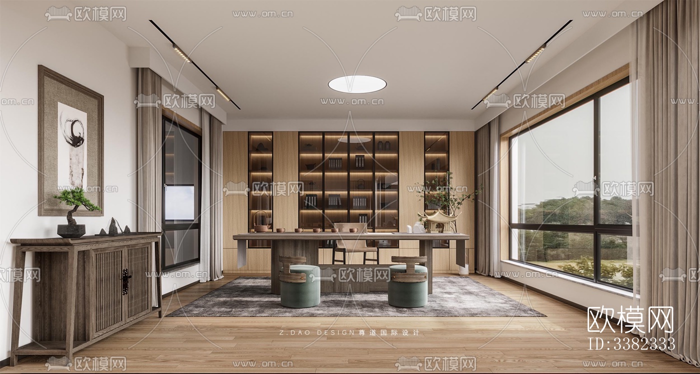 现代别墅效果图下载（渲染图3）