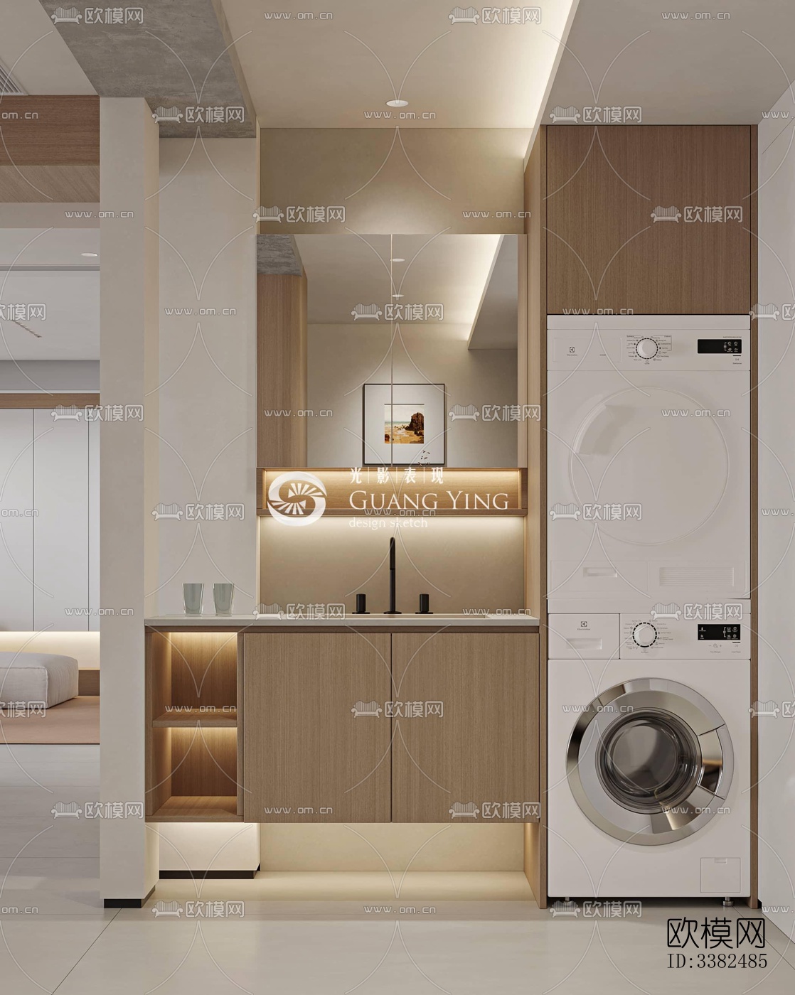 现代别墅效果图下载（渲染图3）