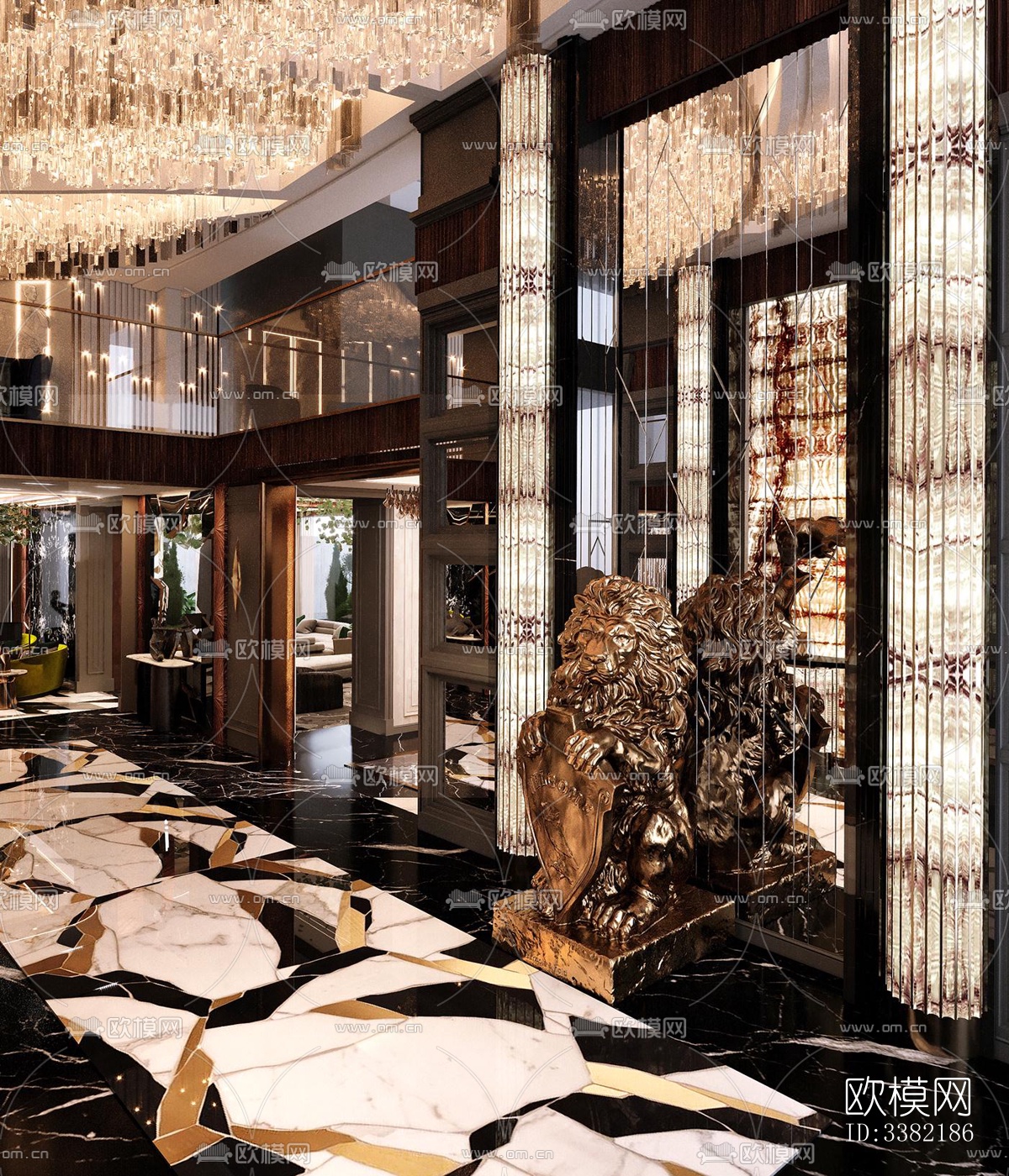 现代别墅效果图下载（渲染图2）