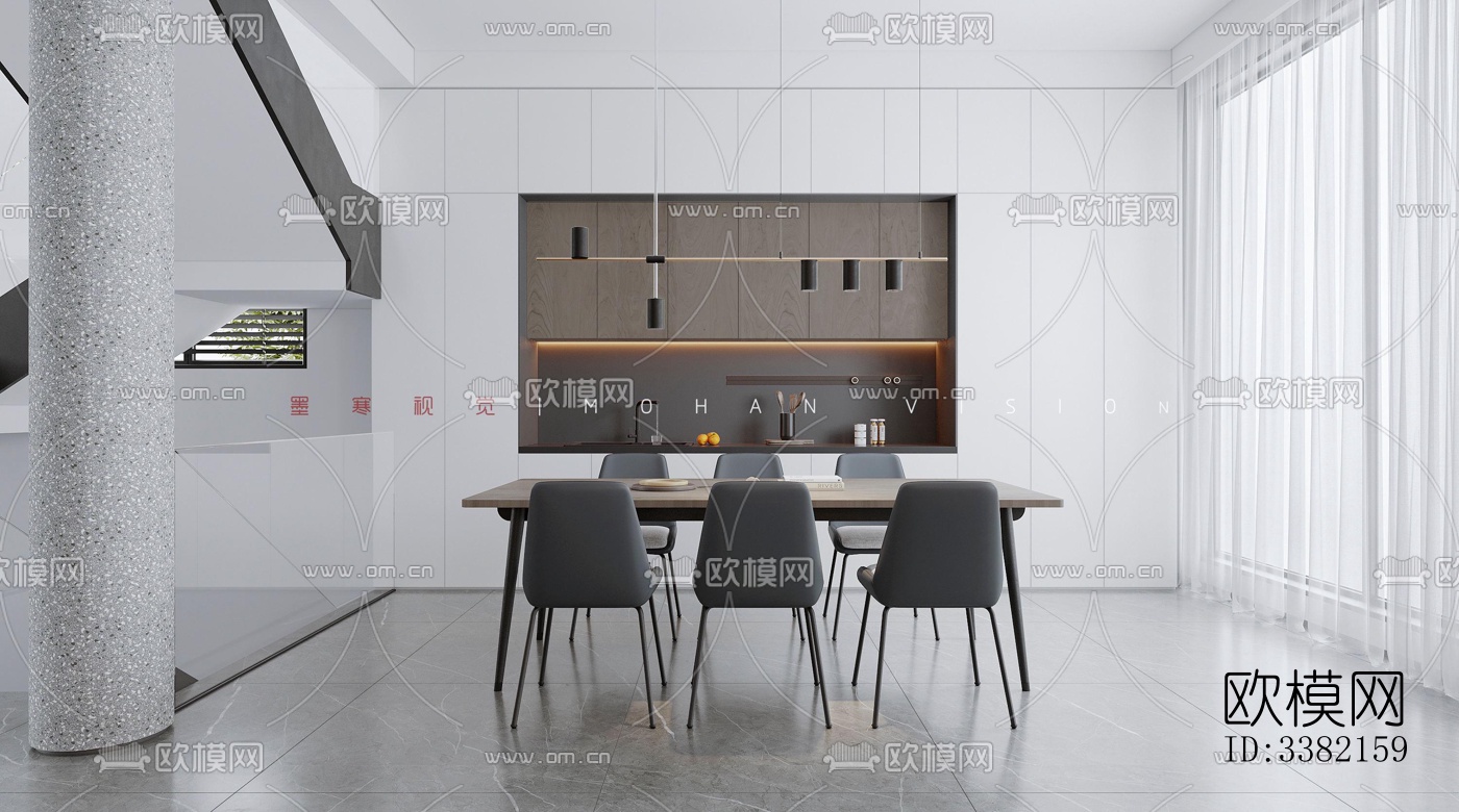 现代别墅效果图下载（渲染图5）