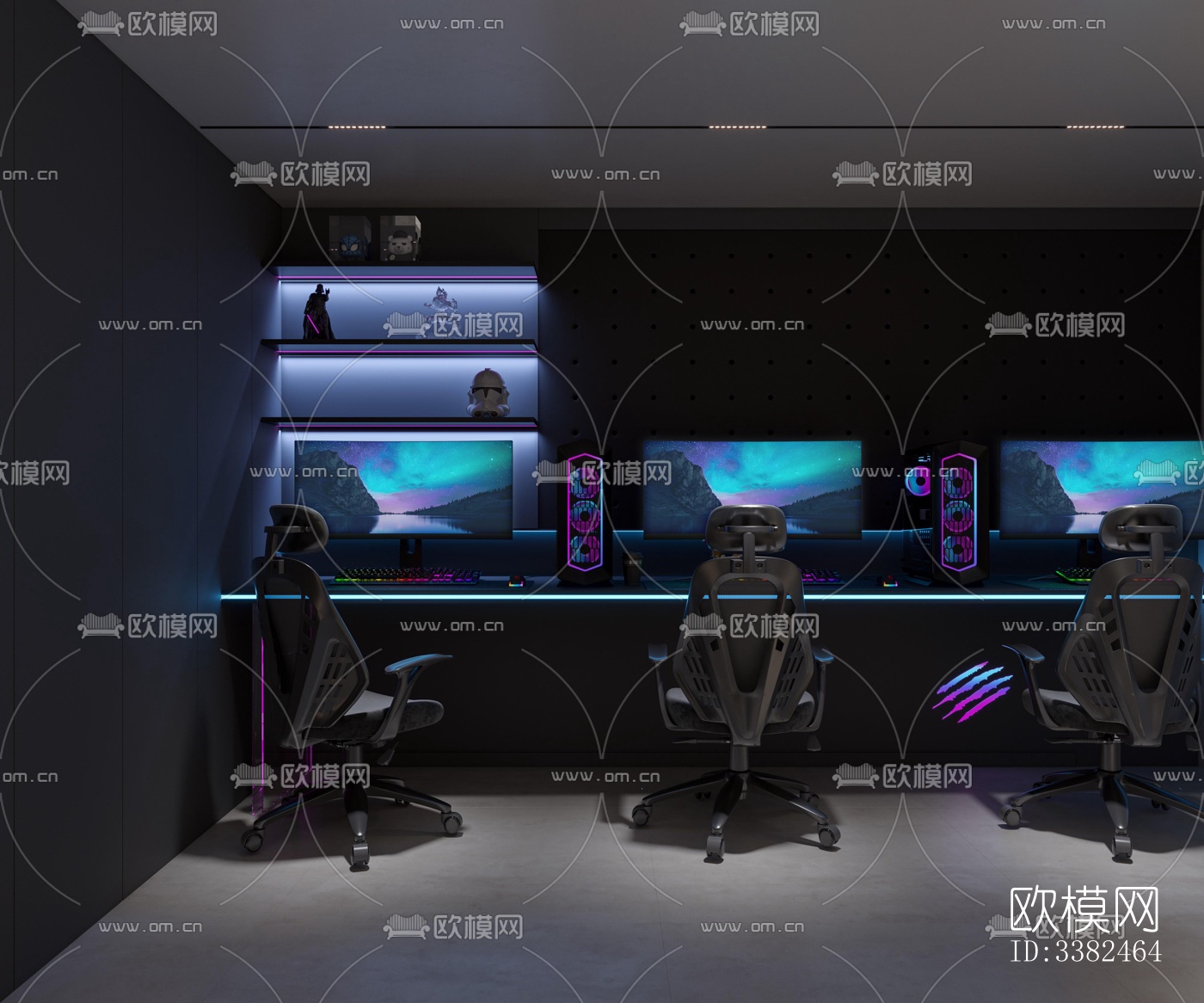 现代别墅效果图下载（渲染图14）