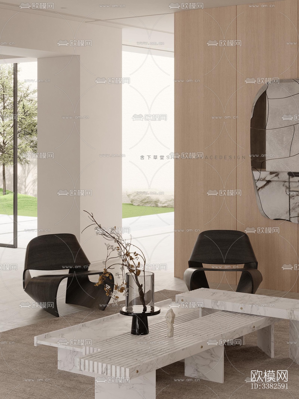 现代别墅效果图下载（渲染图12）