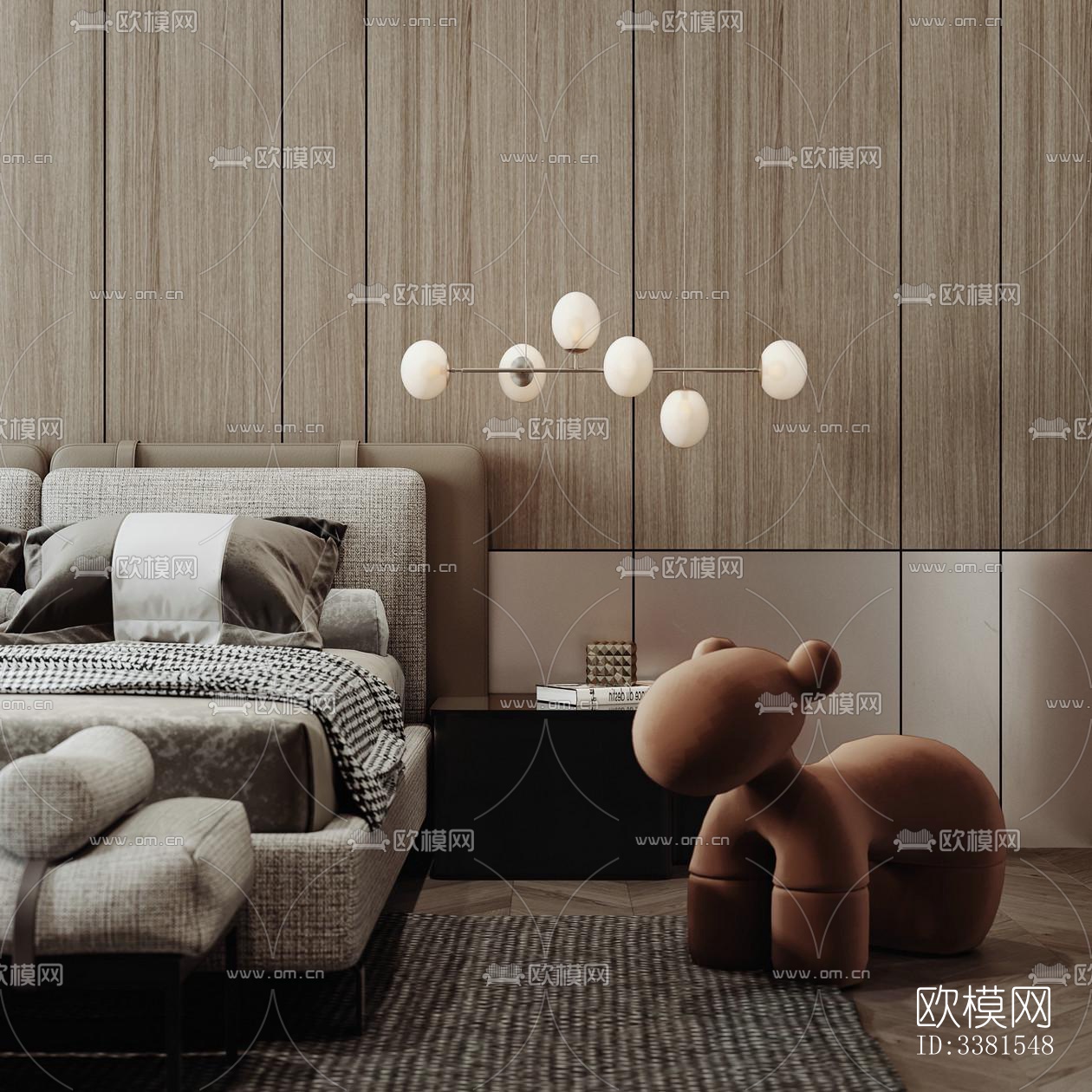 现代别墅效果图下载（渲染图3）