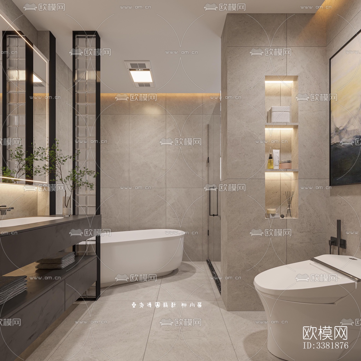 现代别墅效果图下载（渲染图5）