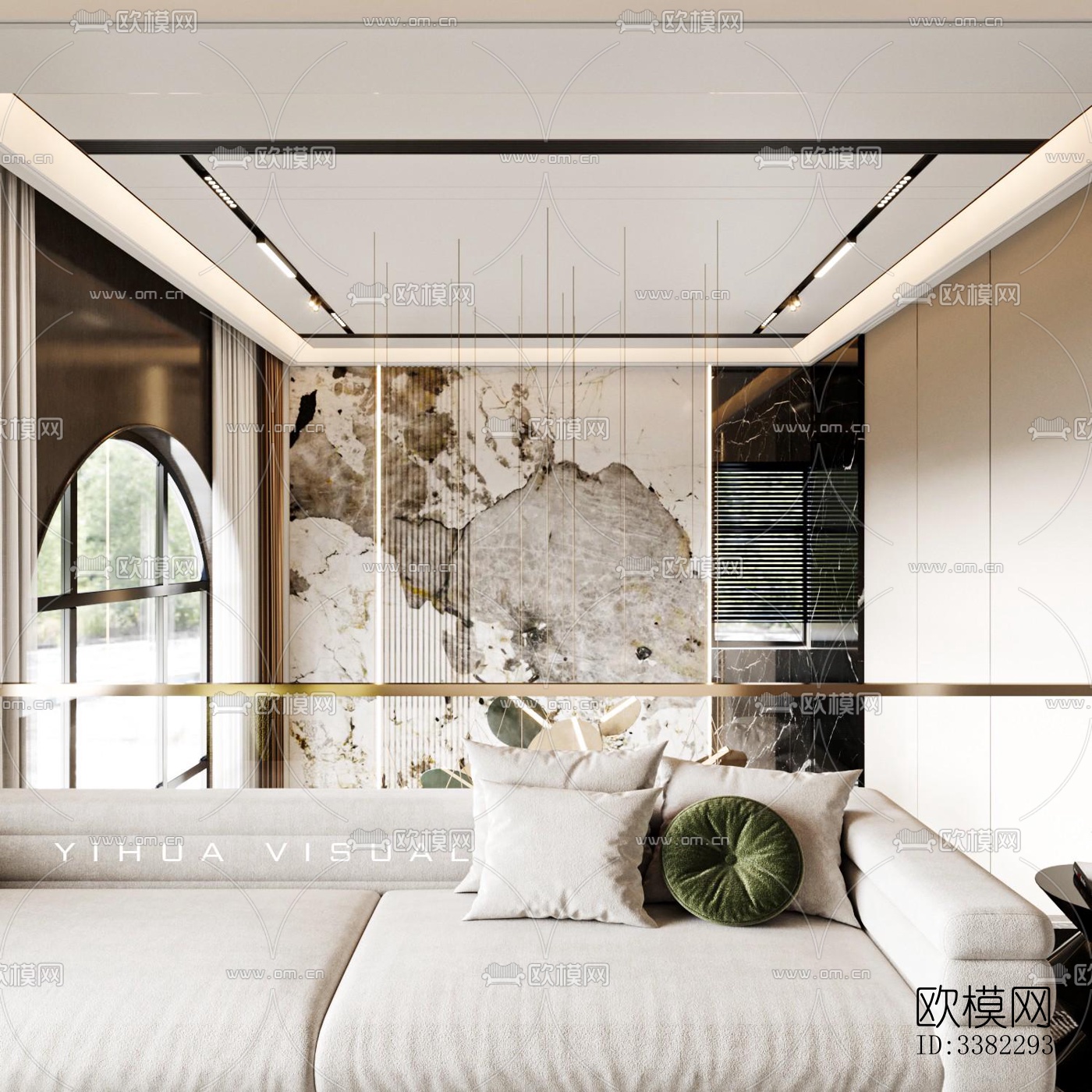 现代别墅效果图下载（渲染图3）