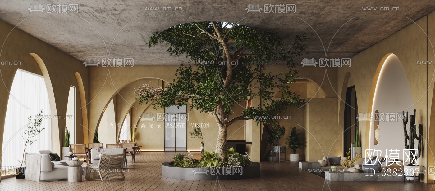 现代别墅效果图下载（渲染图8）