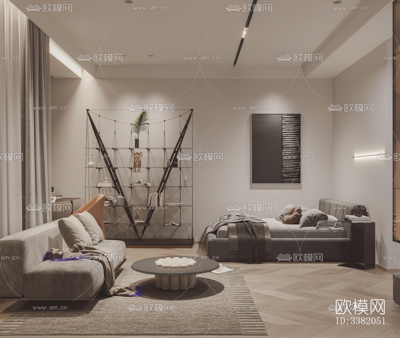 现代别墅效果图下载（渲染图8）