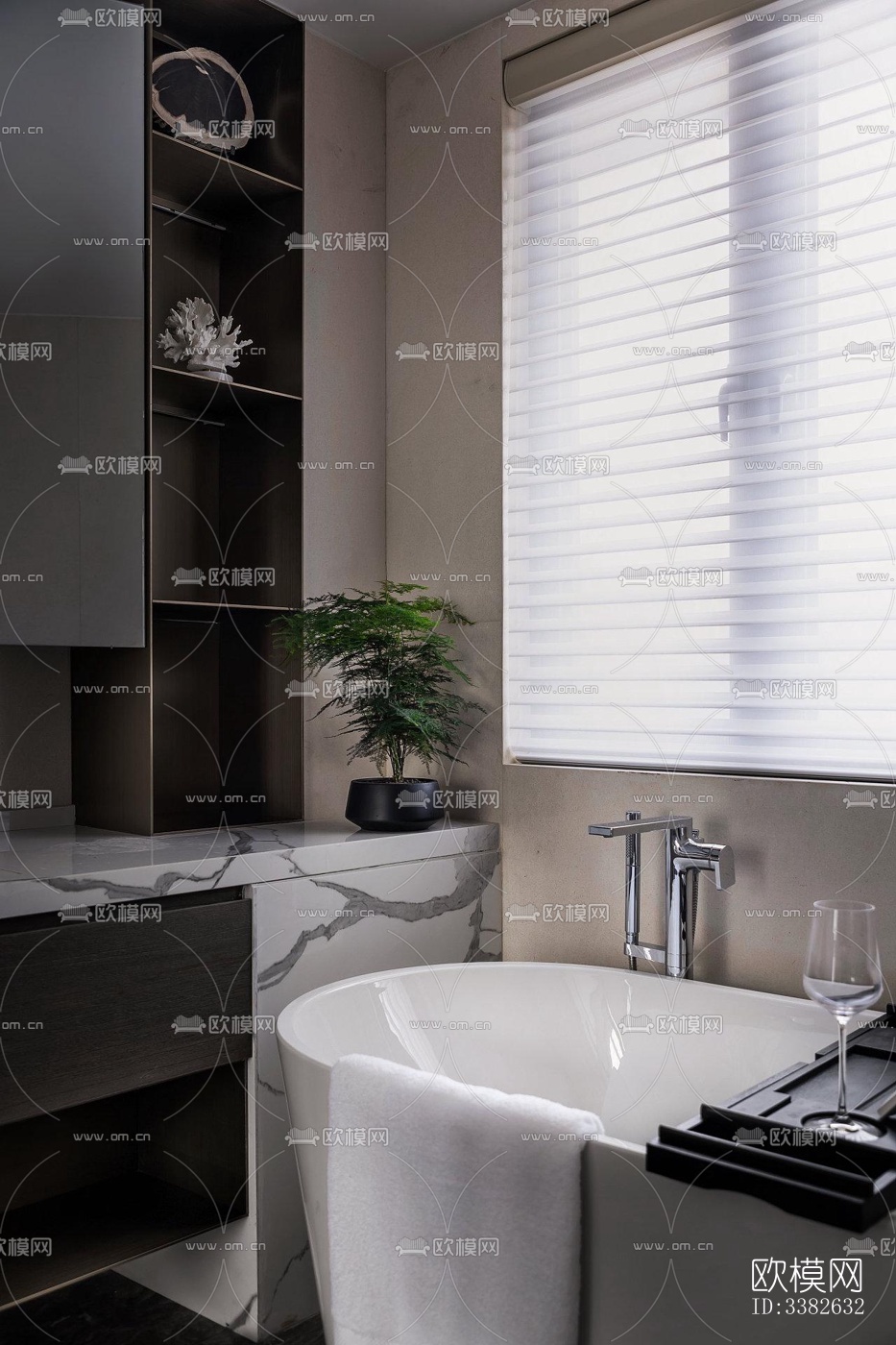 现代别墅效果图下载（渲染图6）