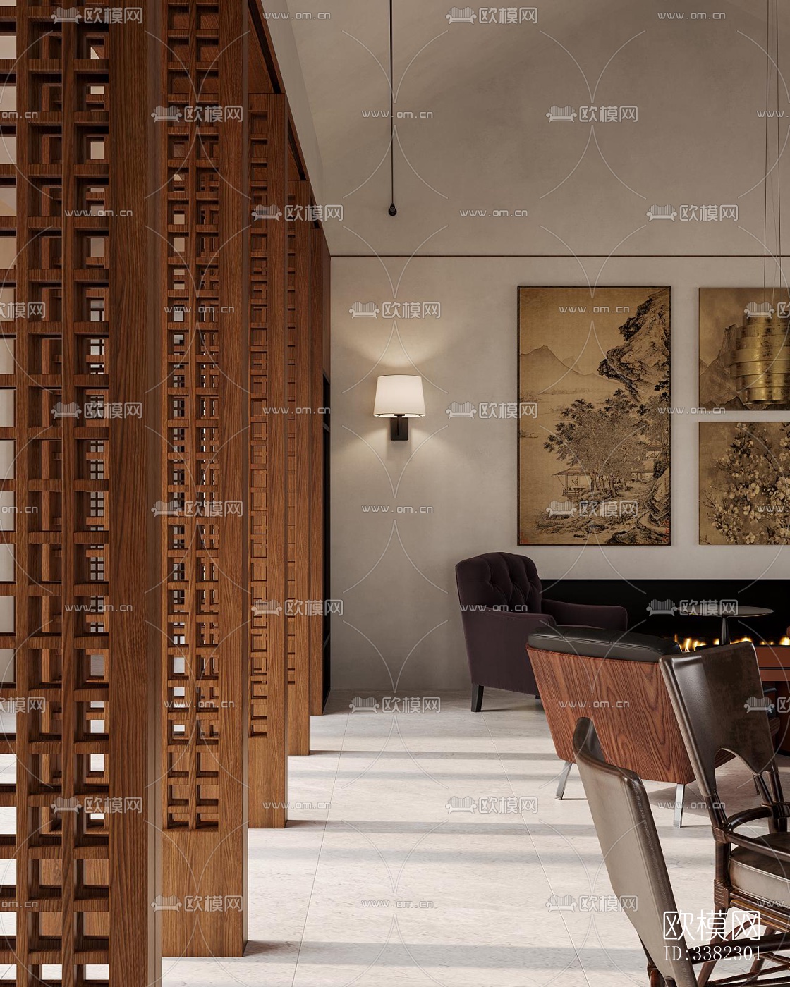 现代别墅效果图下载（渲染图12）