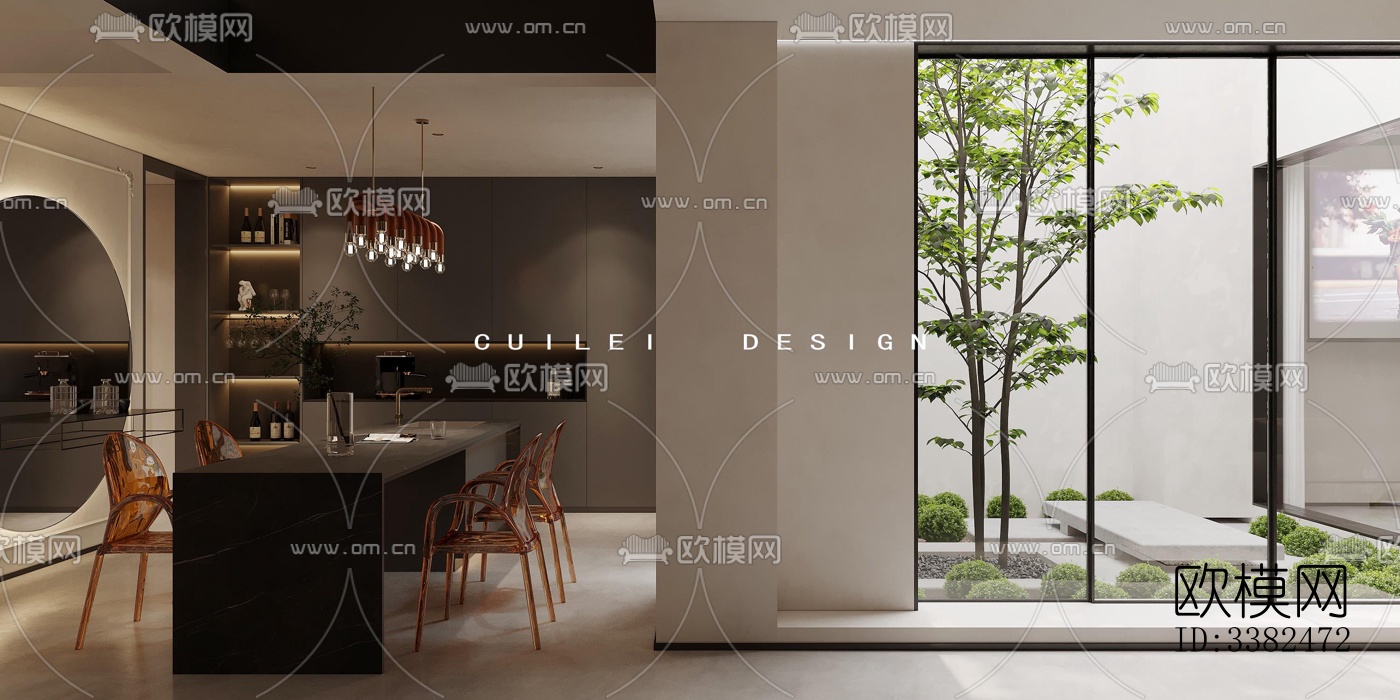 现代别墅效果图下载（渲染图15）