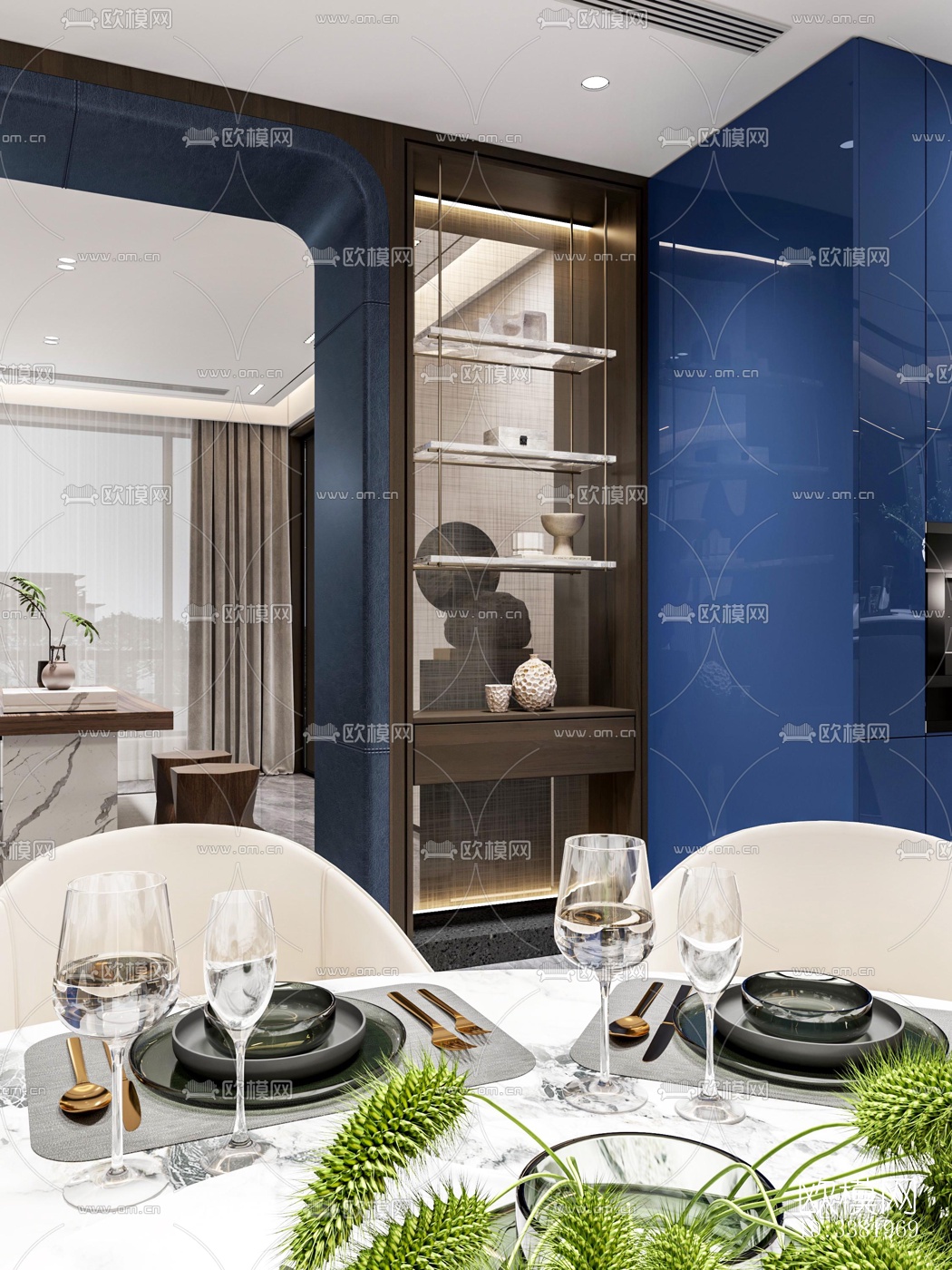 现代别墅效果图下载（渲染图2）