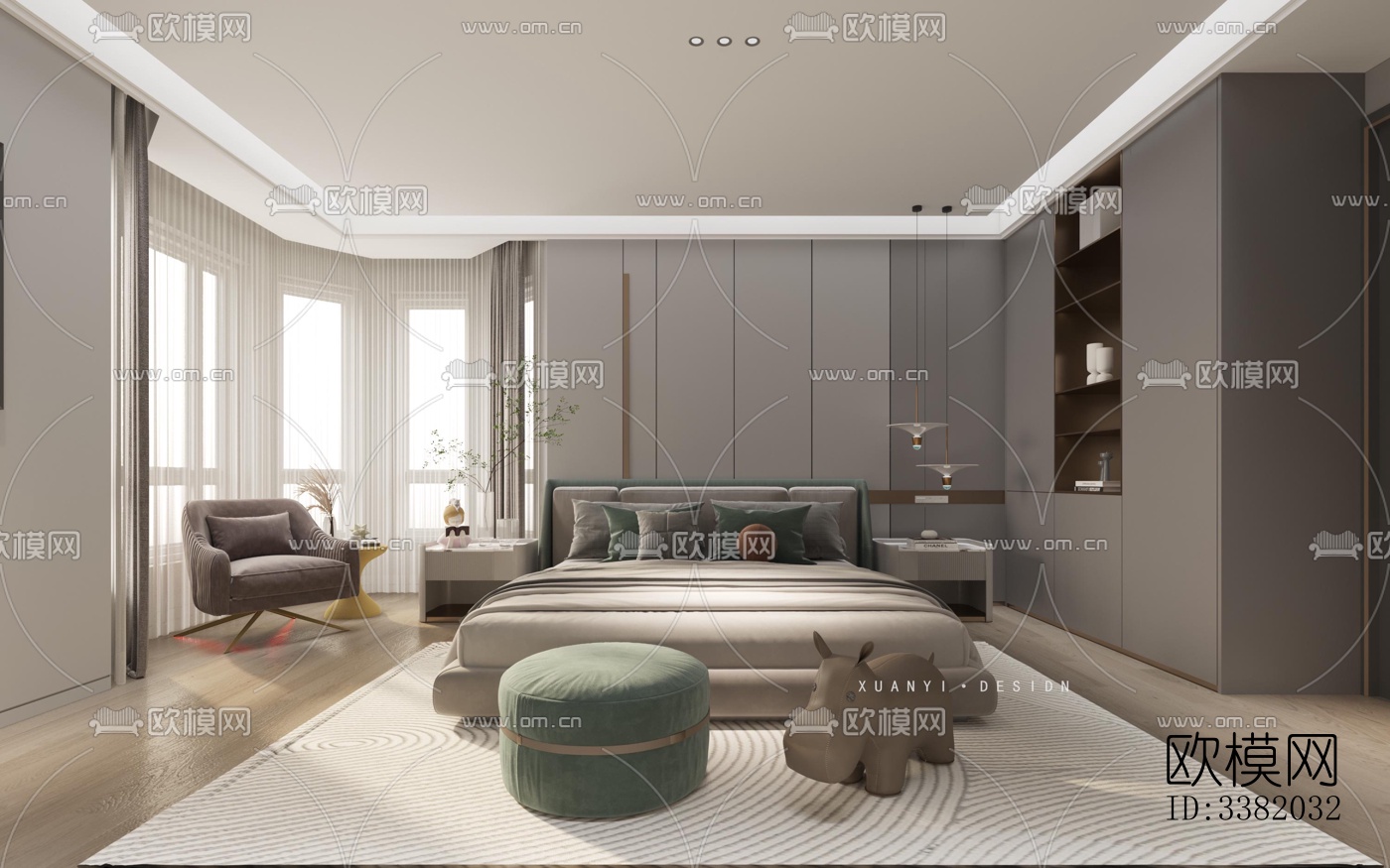 现代别墅效果图下载（渲染图11）