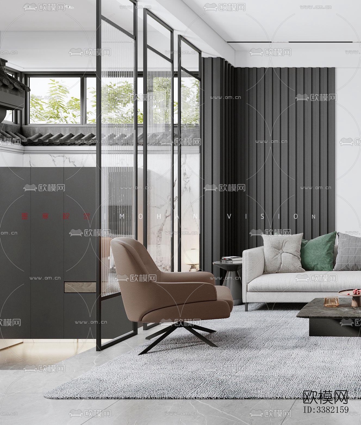 现代别墅效果图下载（渲染图11）