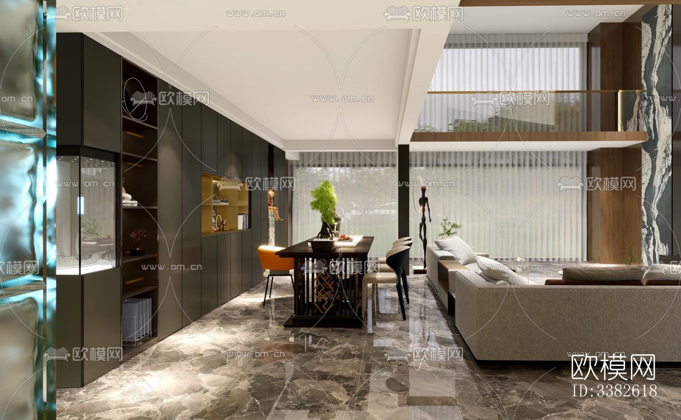 现代别墅效果图下载（渲染图13）