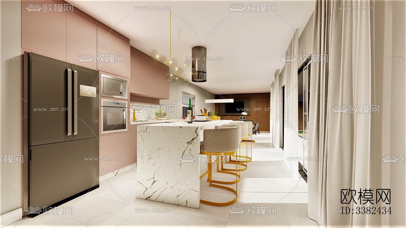 现代别墅效果图下载（渲染图4）