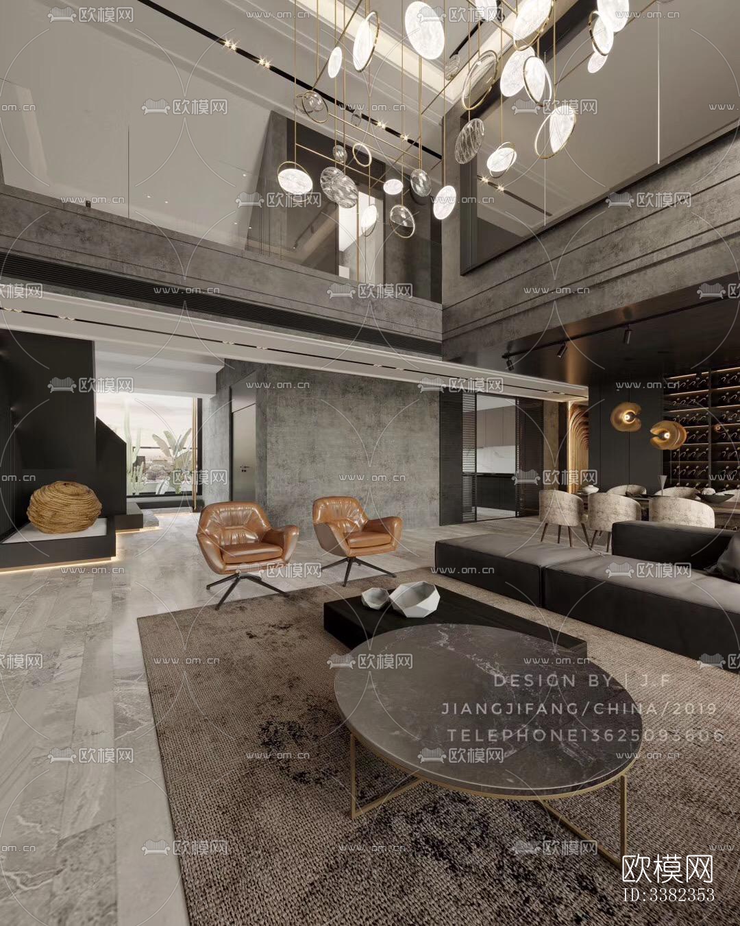 现代别墅效果图下载（渲染图3）