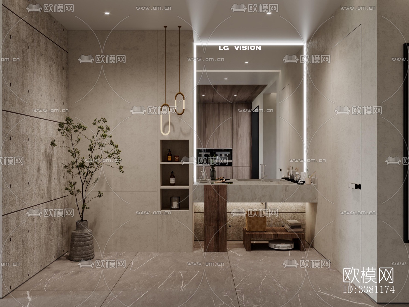 现代别墅效果图下载（渲染图7）