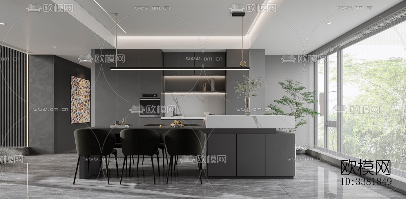 现代别墅效果图下载（渲染图4）