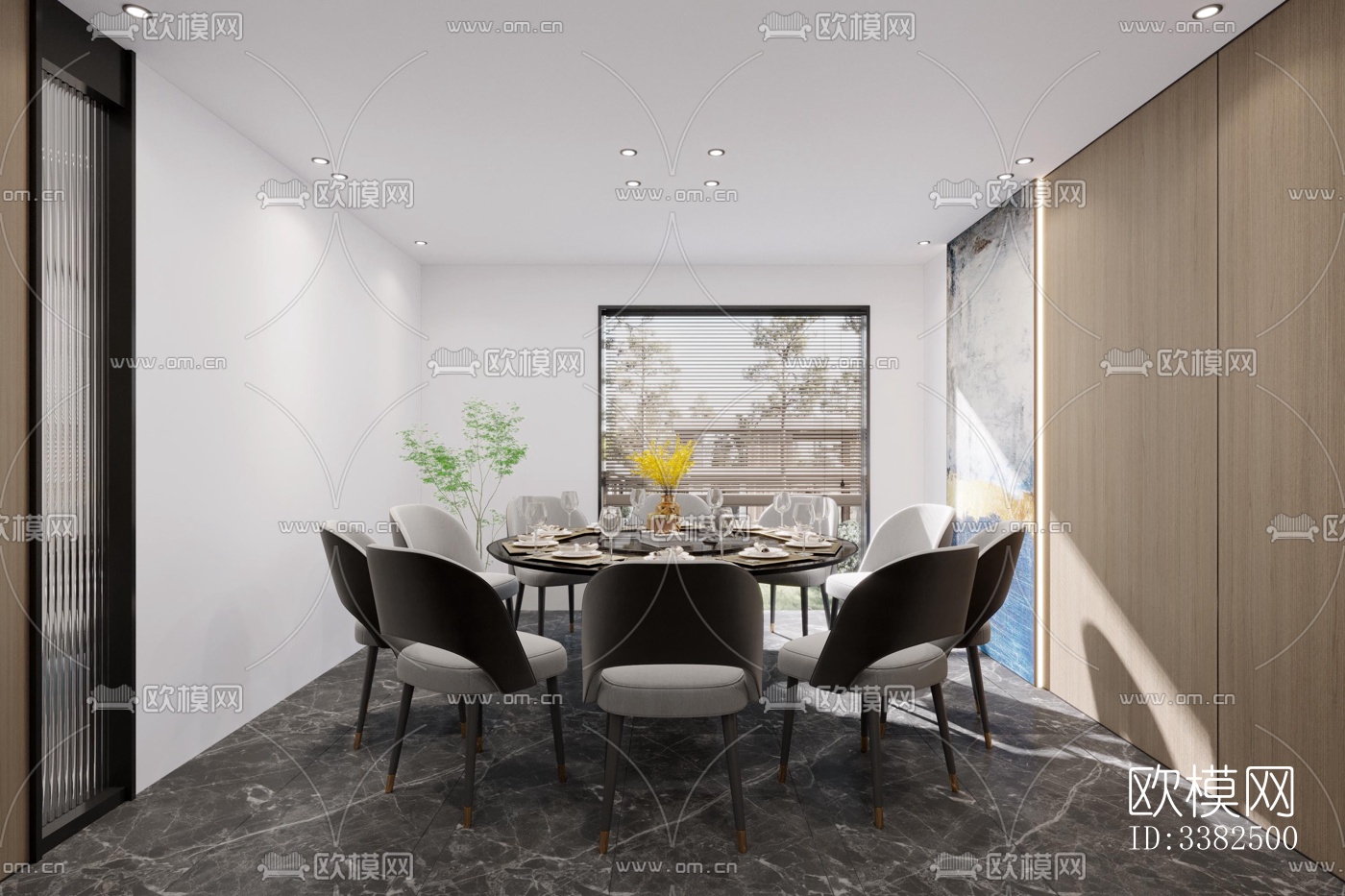 现代别墅效果图下载（渲染图8）