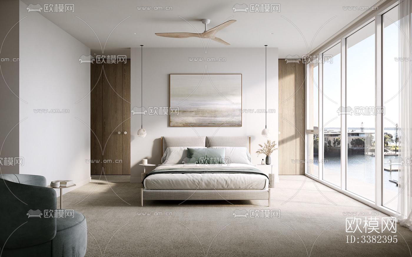 现代别墅效果图下载（渲染图8）