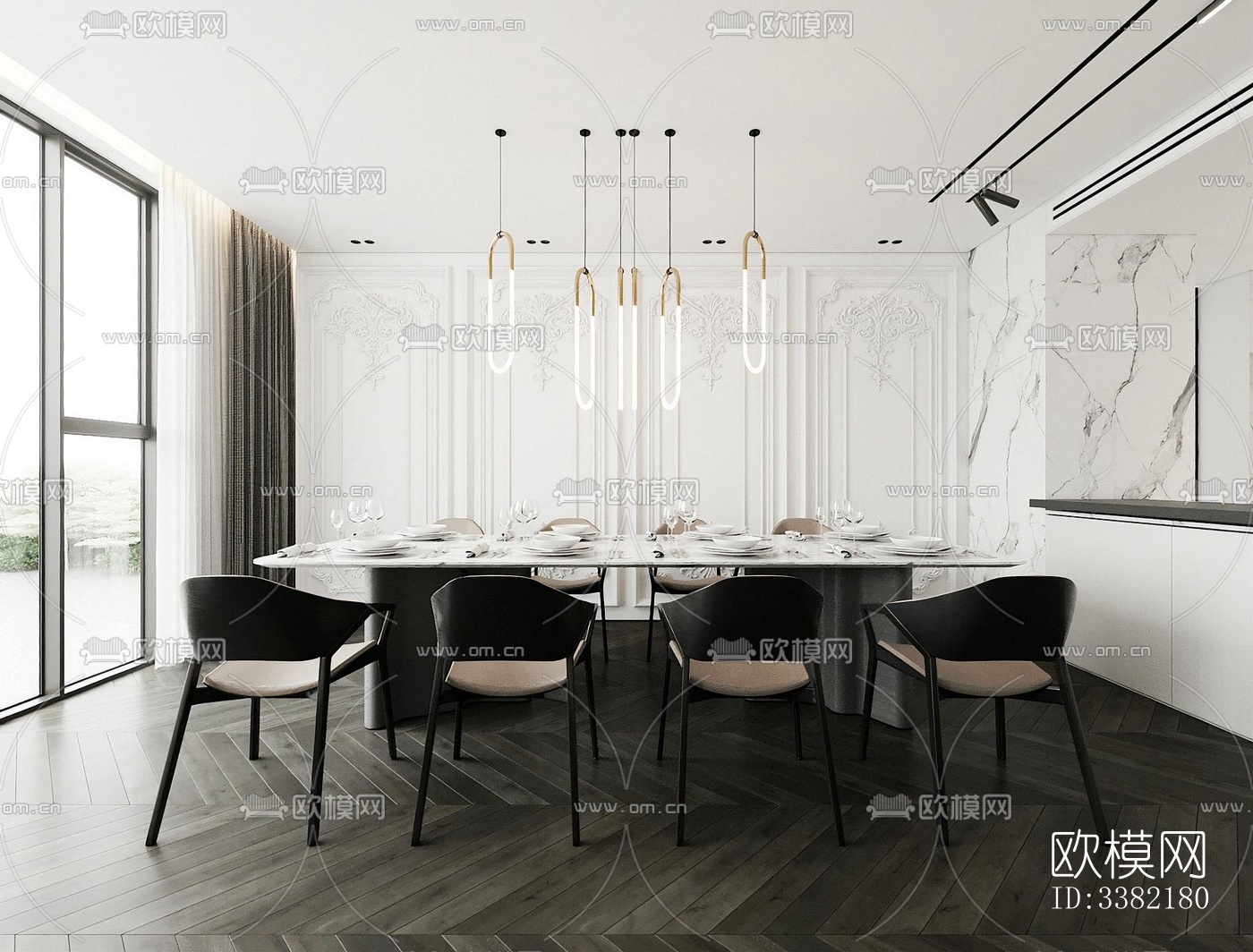 现代别墅效果图下载（渲染图7）