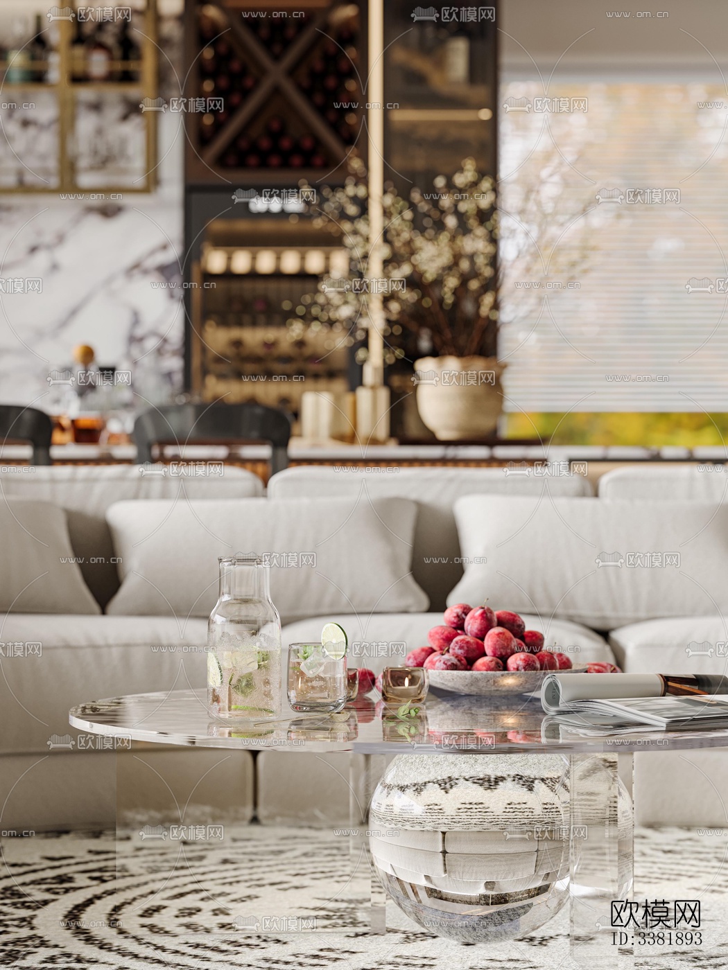 现代别墅效果图下载（渲染图7）