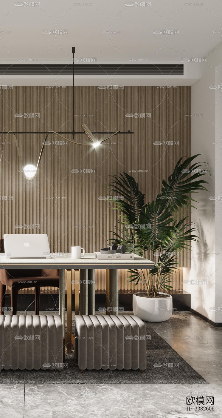 现代别墅效果图下载（渲染图5）